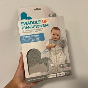 Love to Dream Swaddle UP Transition Bag Warm 3.5 TOG, Gray, Medium
